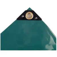 Boni-Shop® 650 g/m2 PVC Plane + grau + blau