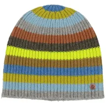 Fraas Signature Multi Stripe Knit Slouch Beanie Granny Smith