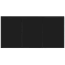 vidaXL Garten Essgruppe 5 pcs Schwarz Poly-Rattan