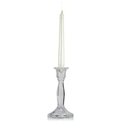 Wiedemann Kerzen Kerzenleuchter für konische Kerzen, Glas 190 x 60 mm