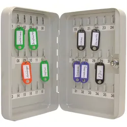 WEDO Schlüsselschrank - 36 Haken - Stahl
