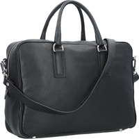 ABRO Adria Schultertasche Leder 39 cm, black-nickel