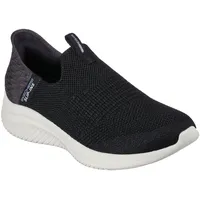Skechers Damen Ultra Flex 3.0 Slip-On Sneaker Memory Foam Navy Schwarz/Weiß