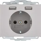 Berker USB-Steckdose 3 St. Weiß