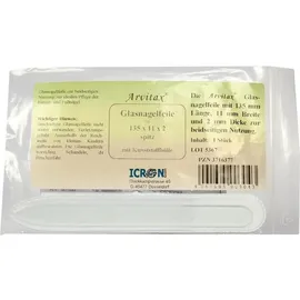 Axisis Glasnagelfeile 2x11x135 spitz mit Hülle Arvitax