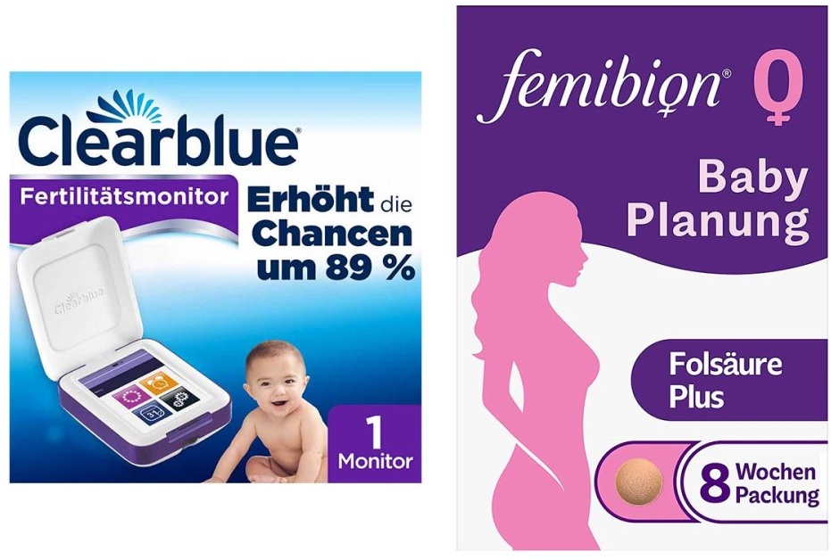 Clearblue Advanced Fertilitätsmonitor 1 stk + Femibion Babyplanu