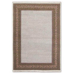 Orientteppich Mir Boteh Plain 300 x 400 cm Wolle Beige