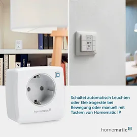 Homematic IP Schaltsteckdose HmIP-PS-2 Weiß 2 St.