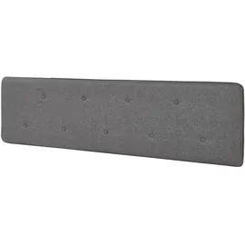 [en.casa] Kopfteil Tokke 140x52 cm Grau [en.casa]