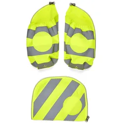 Ergobag Seitentaschen Zip-Set mit Reflektoren gelb