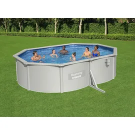 BESTWAY Hydrium Stahlwandpool Set 500 x 360 x 120 cm inkl. Sandfilteranlage