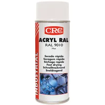 CRC Acryllack Weiß matt 0,4 l
