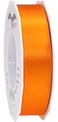 PRAESENT Doppelsatin 7182525-620 Orange 25 mm x 25 m 2 Stück