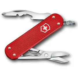 Victorinox Taschenwerkzeug Companion S Alox, Multitool, 5 Funktionen, Klein, Inkl. Schere und Schraubendreher, Swiss Made, Rot