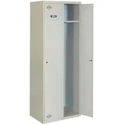SimonRack DIY Metallschrank mit zwei Körpern und zwei Türen. Farbe grau 1800x600x500 mm