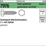 OEM Blechschraube DIN 7976 Sechskant/Spitze C 5,5 x 45 mm 250 Stück