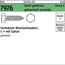 OEM Blechschraube DIN 7976 Sechskant/Spitze C 5,5 x 45 mm 250 Stück