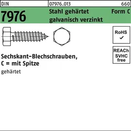 OEM Blechschraube DIN 7976 Sechskant/Spitze C 5,5 x 45 mm 250 Stück
