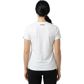 Head Racket Head Rainbow T-Shirt Women, White