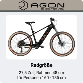 Agon Alpha 27,5 Zoll RH 48 cm Black Beige