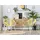 Beliani Acapulco Gartenstuhl 76 x 76 x 85 cm beige/gelb 2 St.