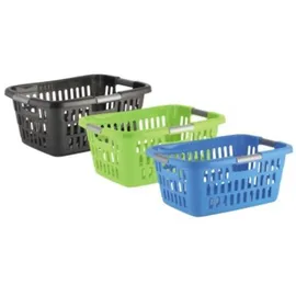 Testrut axentia Wäschekorb 236103 Kunststoff 61x41x25cm sort.