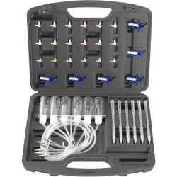 TECPO Common Rail Tester Injektor Prüfer mit 24 Adaptern