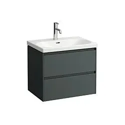 LAUFEN Lani Waschtischunterschrank H4035421122661 63,6x51,5x44,2cm, 2 Schubladen, verkehrsgrau