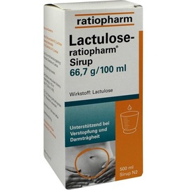 Ratiopharm LACTULOSE-ratiopharm Sirup 500 ml