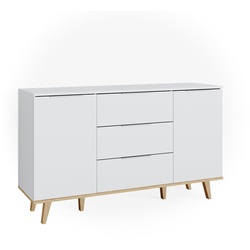 VICCO Kommode Nautica Sideboard weiß Eiche Anrichte Schrank Schublade Skandi