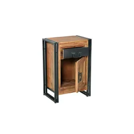 SIT Möbel Sideboard 50 x 73 cm Antikschwarz / Akazie