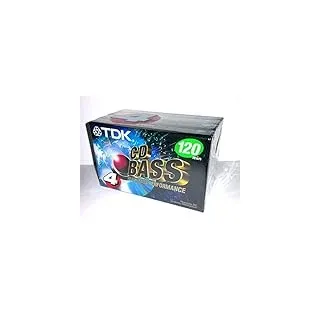 TDK CD Schwere Bass-Performance 120 Minuten Audio Kassetten – 4 Pack