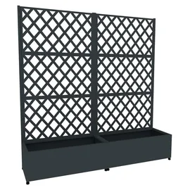 Westmann Dekora 7 Pflanzkasten mit Rankgitter 90 x 43 x 184 cm Anthrazit