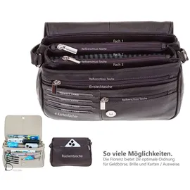 Alessandro Salvatore Florenz 12975 Schultertasche Leder Brown