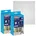 INSECT STOP 2-in-1 Pollen und Fliegengitter Premium zuschneidbarer transparenter Pollenschutz für Allergiker inkl selbstklebendem Klettband 2x