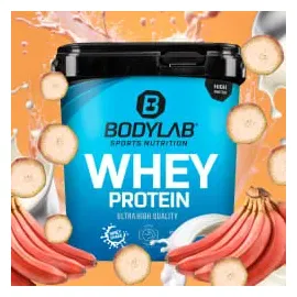 Bodylab24 Whey Protein Rote Banane Pulver 1000 g