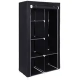 Songmics Stoffschrank, RYG84H schwarz 88,0 x 45,0 x 170,0 cm