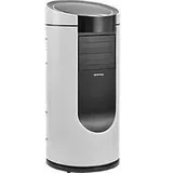 Mobiles Klimagerät FRESCO 900W, 2-in-1, bis 2,6 kW Kühlleistung, max. 380 m3/h, bis 30 m2, Entfeuchtung bis 25 l/Tag, WiFi, Timerfunktion, schwarzweiß