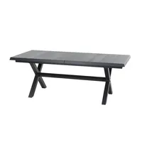 Siena Garden Messina Ausziehtisch 200/260 x 100 x 77 cm wood grey