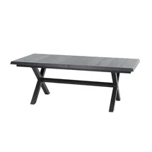 Siena Garden Messina Ausziehtisch 200/260 x 100 x 77 cm wood grey