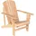 Outsunny Gartenstuhl 97 x 72 x 93 cm natur
