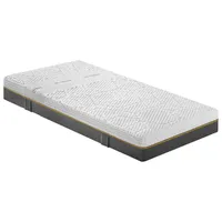 Kaltschaummatratze DIAMOND DEGREE SOFT, 90 x 200 cm, 7-Zonen, Dunlopillo, 25 cm hoch, Kalt- und Komfortschaumkern, mit Graphitpartikel weiß