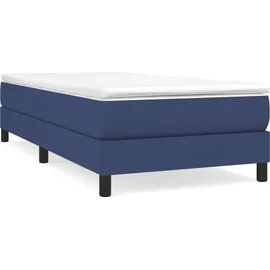vidaXL Boxspringbettgestell 90 x 200 cm Blau