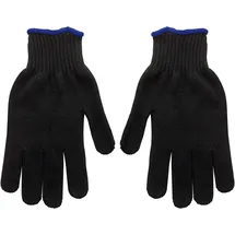 DEMA Strickhandschuhe mit Noppen schwarz Gr. 9
