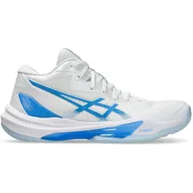 Asics SKY Elite FF MT 3 Damen, Hallenschuhe, Volleyballschuhe, (41.5), Weiss, Blau