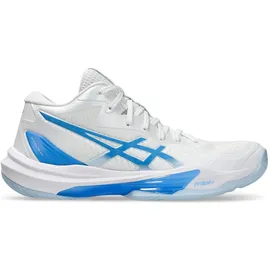 Asics SKY Elite FF MT 3 Damen, Hallenschuhe, Volleyballschuhe, (41.5), Weiss, Blau