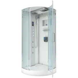 AcquaVapore D37-20R3 Dusche Dampfdusche Duschtempel Duschkabine -Th. 100x100 OHNE 2K Scheiben Versiegelung