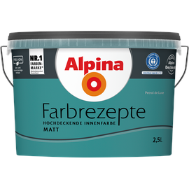 Alpina Farbrezepte Innenfarbe 2,5 l petrol de luxe