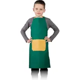 Kinderschürze Grün 55x68 cm
