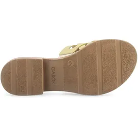 Gabor Pantolette hellgelb 37,5,